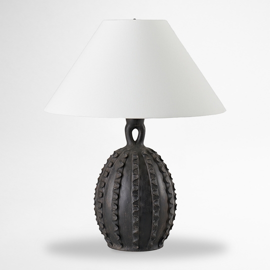 Zuni Table Lamp (Raven)