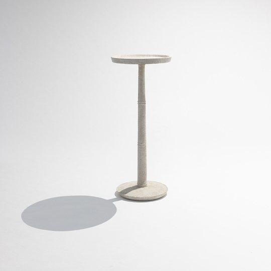 Capri Side Table (composite stone, Alabaster)