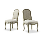 Louis XV Sidechair (flatback & caned flatback)