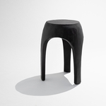 Arp Side Table (composite stone, Raven)