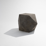 Pascal Side Table (composite stone, Charcoal)