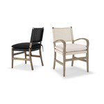 Courtens Dining Sidechair & Armchair (Danish cord)